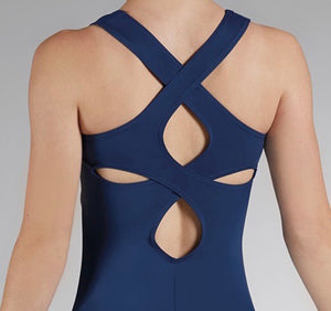 Child Clover Cutout Tank Leotard