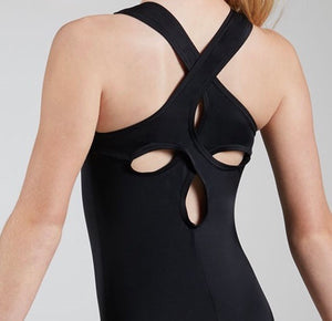 Child Clover Cutout Tank Leotard